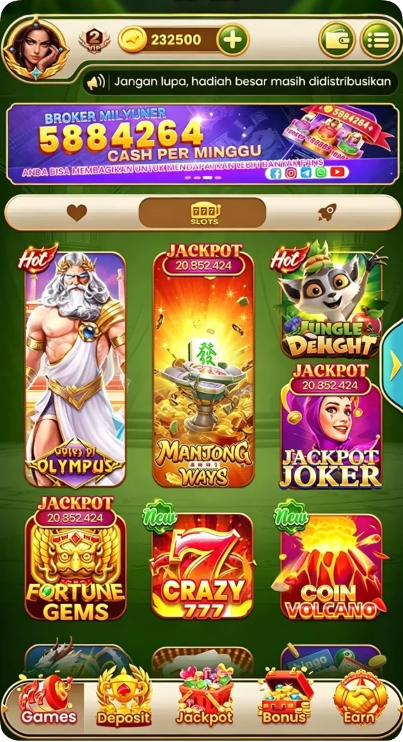 Halaman katalog dengan daftar aplikasi yang tersusun rapi.